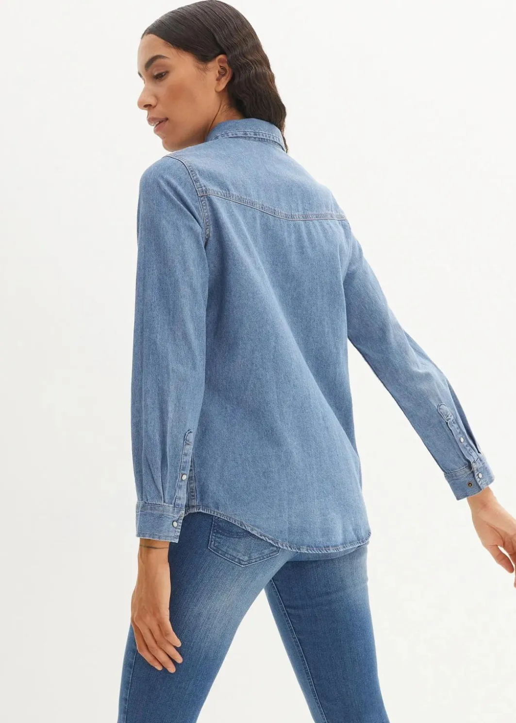 Outlet Jeanshemd Damen Bekleidung·Jacken & Mäntel|Blusen & Tuniken
