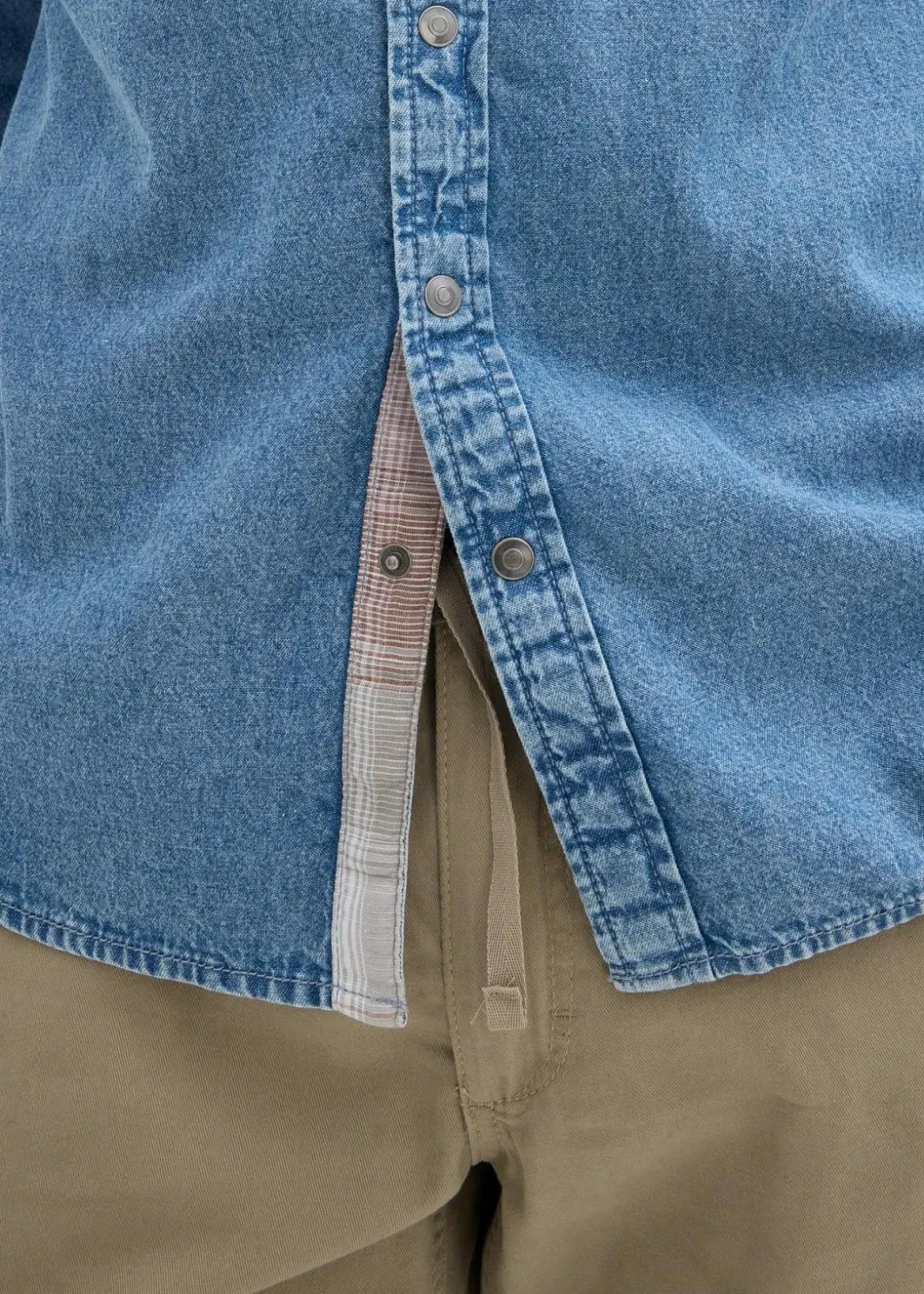Herren bonprix Große Größen|Hemden|Jeanshemd aus reiner Baumwolle
