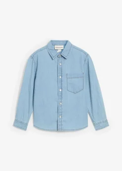 Kinder bonprix Jungen 2-8 Jahre·Anzüge & Hemden|Jeanshemd aus reiner Bio-Baumwolle