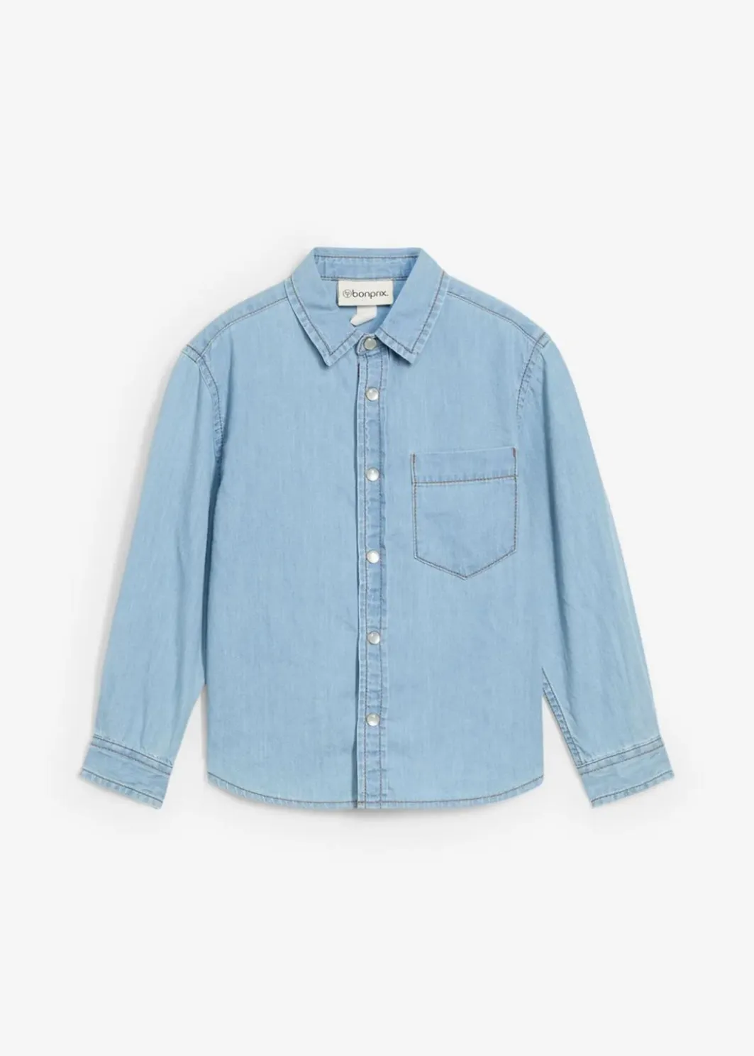 Kinder bonprix Jungen 2-8 Jahre·Anzüge & Hemden|Jeanshemd aus reiner Bio-Baumwolle