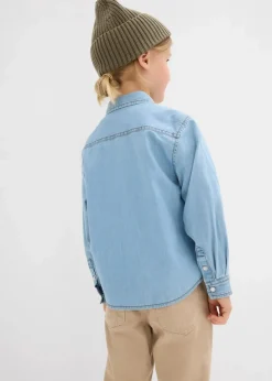 Kinder bonprix Jungen 2-8 Jahre·Anzüge & Hemden|Jeanshemd aus reiner Bio-Baumwolle