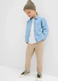 Kinder bonprix Jungen 2-8 Jahre·Anzüge & Hemden|Jeanshemd aus reiner Bio-Baumwolle