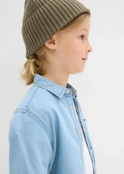 Kinder bonprix Jungen 2-8 Jahre·Anzüge & Hemden|Jeanshemd aus reiner Bio-Baumwolle