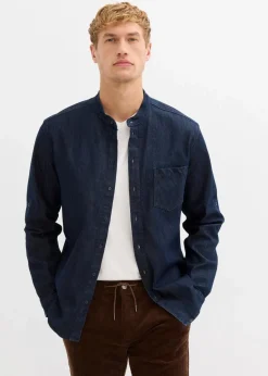 Jeanshemd in Slim Fit Herren Große Größen|Hemden