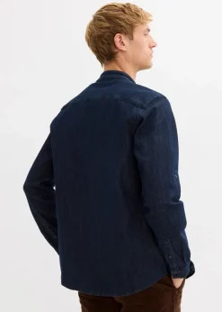 Jeanshemd in Slim Fit Herren Große Größen|Hemden