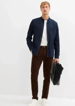 Jeanshemd in Slim Fit Herren Große Größen|Hemden