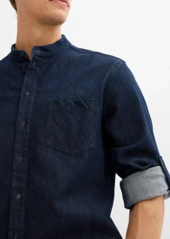 Jeanshemd in Slim Fit Herren Große Größen|Hemden