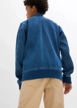Kinder bonprix Jungen 9-16 Jahre·Bademode|Jungen 9-16 Jahre·Jacken & Outdoor|Jeansjacke aus reiner Baumwolle in Blouson-Form