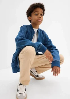 Kinder bonprix Jungen 9-16 Jahre·Bademode|Jungen 9-16 Jahre·Jacken & Outdoor|Jeansjacke aus reiner Baumwolle in Blouson-Form