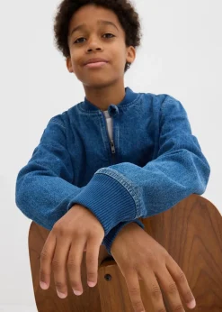 Kinder bonprix Jungen 9-16 Jahre·Bademode|Jungen 9-16 Jahre·Jacken & Outdoor|Jeansjacke aus reiner Baumwolle in Blouson-Form
