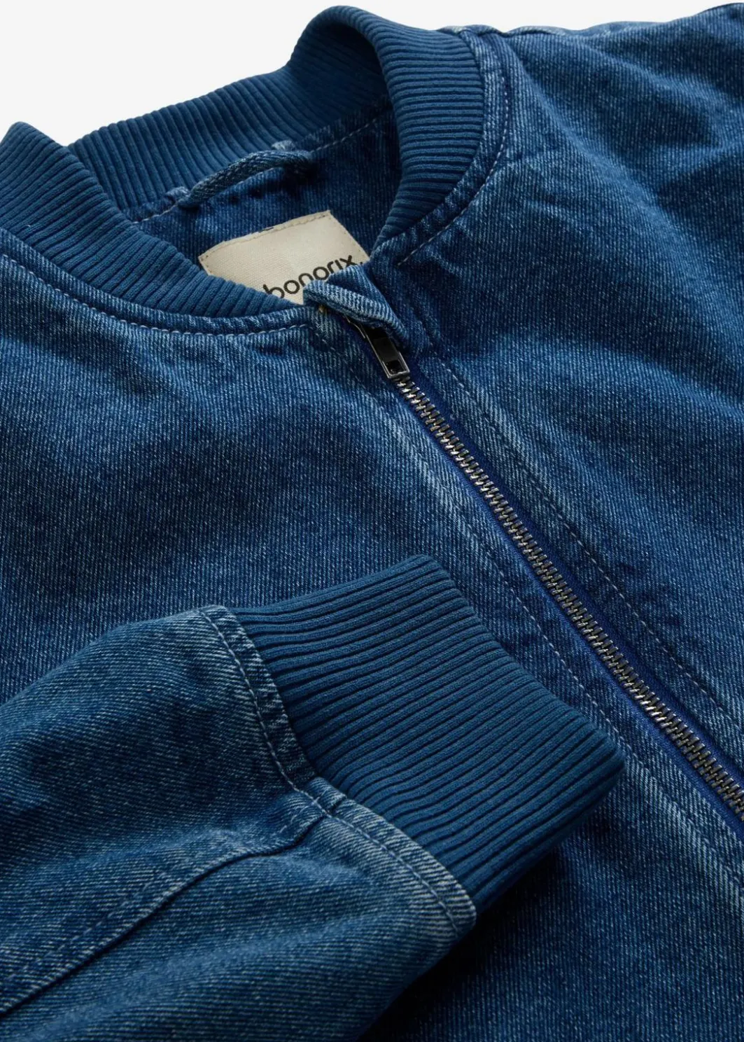 Kinder bonprix Jungen 9-16 Jahre·Bademode|Jungen 9-16 Jahre·Jacken & Outdoor|Jeansjacke aus reiner Baumwolle in Blouson-Form