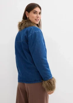 Damen bonprix Bekleidung·Hosen|Jacken & Mäntel|Jeansjacke, leicht wattiert