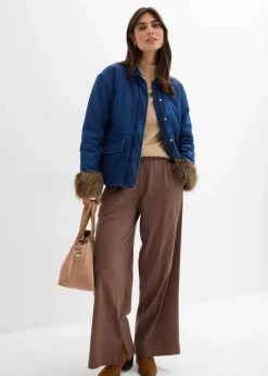 Damen bonprix Bekleidung·Hosen|Jacken & Mäntel|Jeansjacke, leicht wattiert