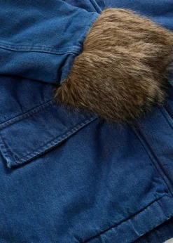 Damen bonprix Bekleidung·Hosen|Jacken & Mäntel|Jeansjacke, leicht wattiert
