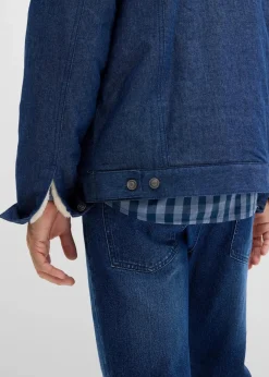 Herren bonprix Große Größen|Jacken & Mäntel|Jeansjacke mit Teddyfutter