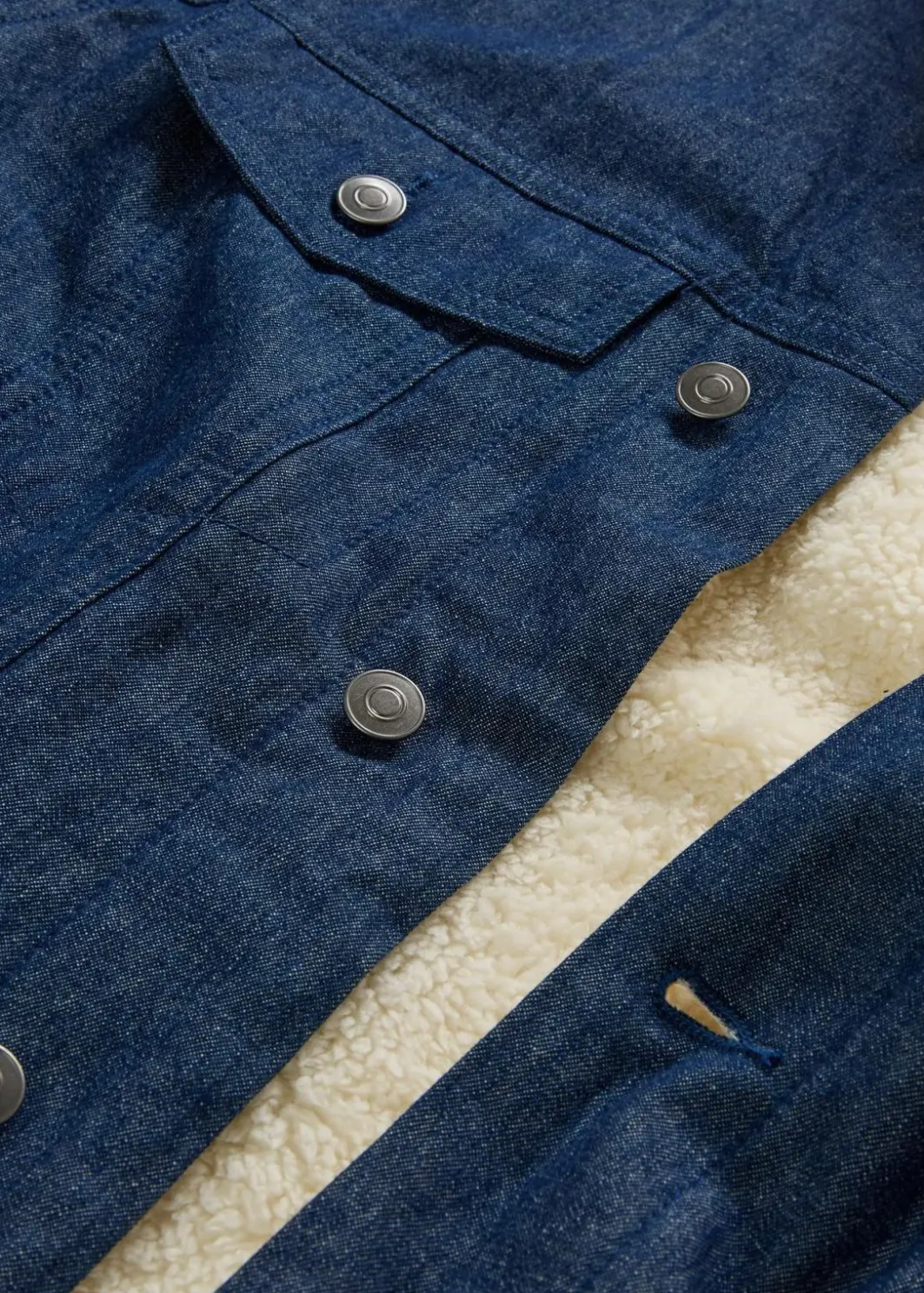 Herren bonprix Große Größen|Jacken & Mäntel|Jeansjacke mit Teddyfutter