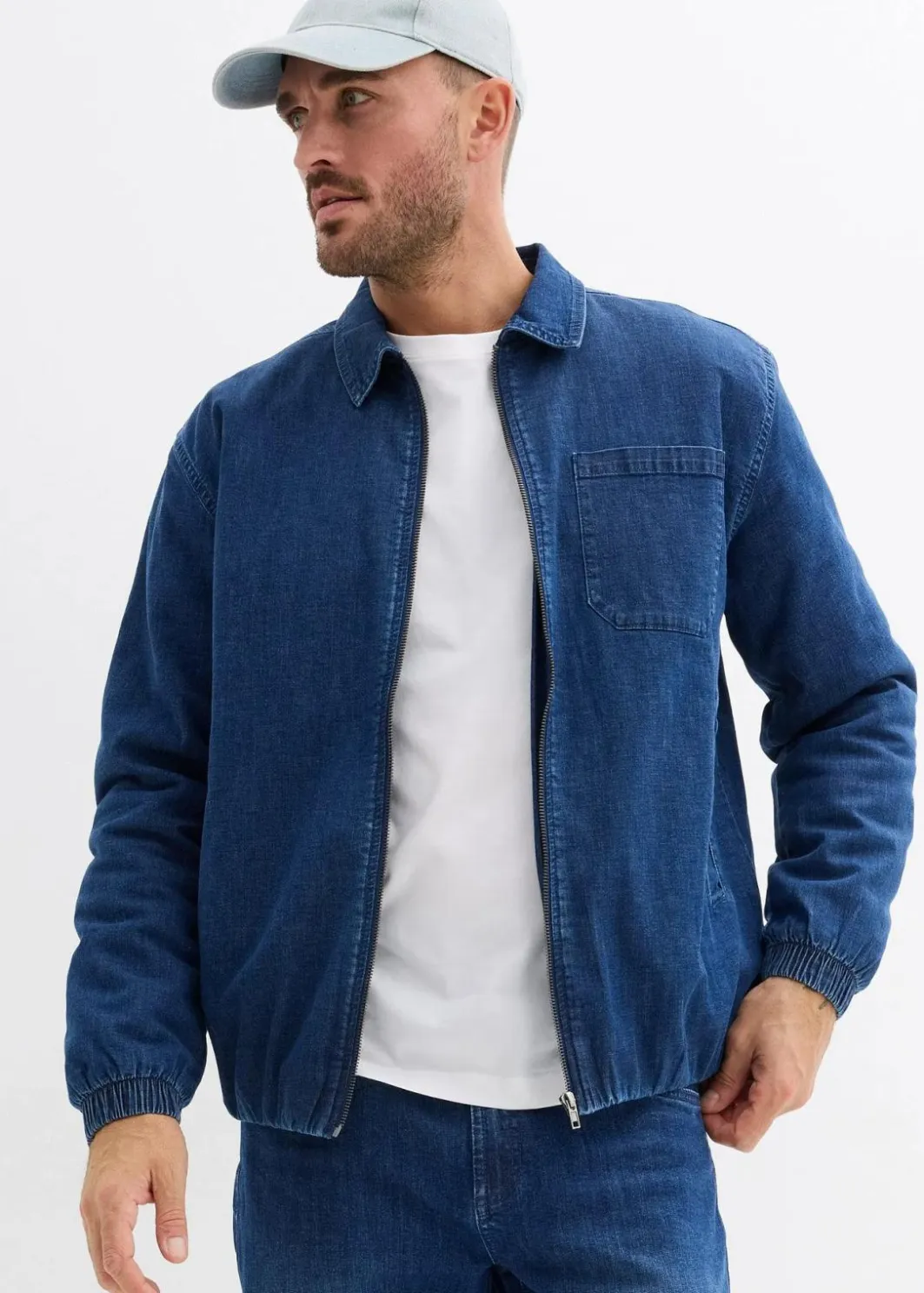 Herren bonprix Große Größen|Jacken & Mäntel|Jeansjacke, Regular Fit