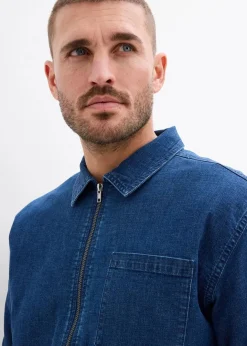 Herren bonprix Große Größen|Jacken & Mäntel|Jeansjacke, Regular Fit