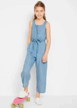 Online Jeans-Jumpsuit aus reiner Baumwolle Kinder Mädchen 9-16 Jahre·Kleider & Jumpsuits