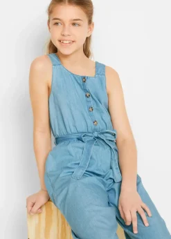 Online Jeans-Jumpsuit aus reiner Baumwolle Kinder Mädchen 9-16 Jahre·Kleider & Jumpsuits