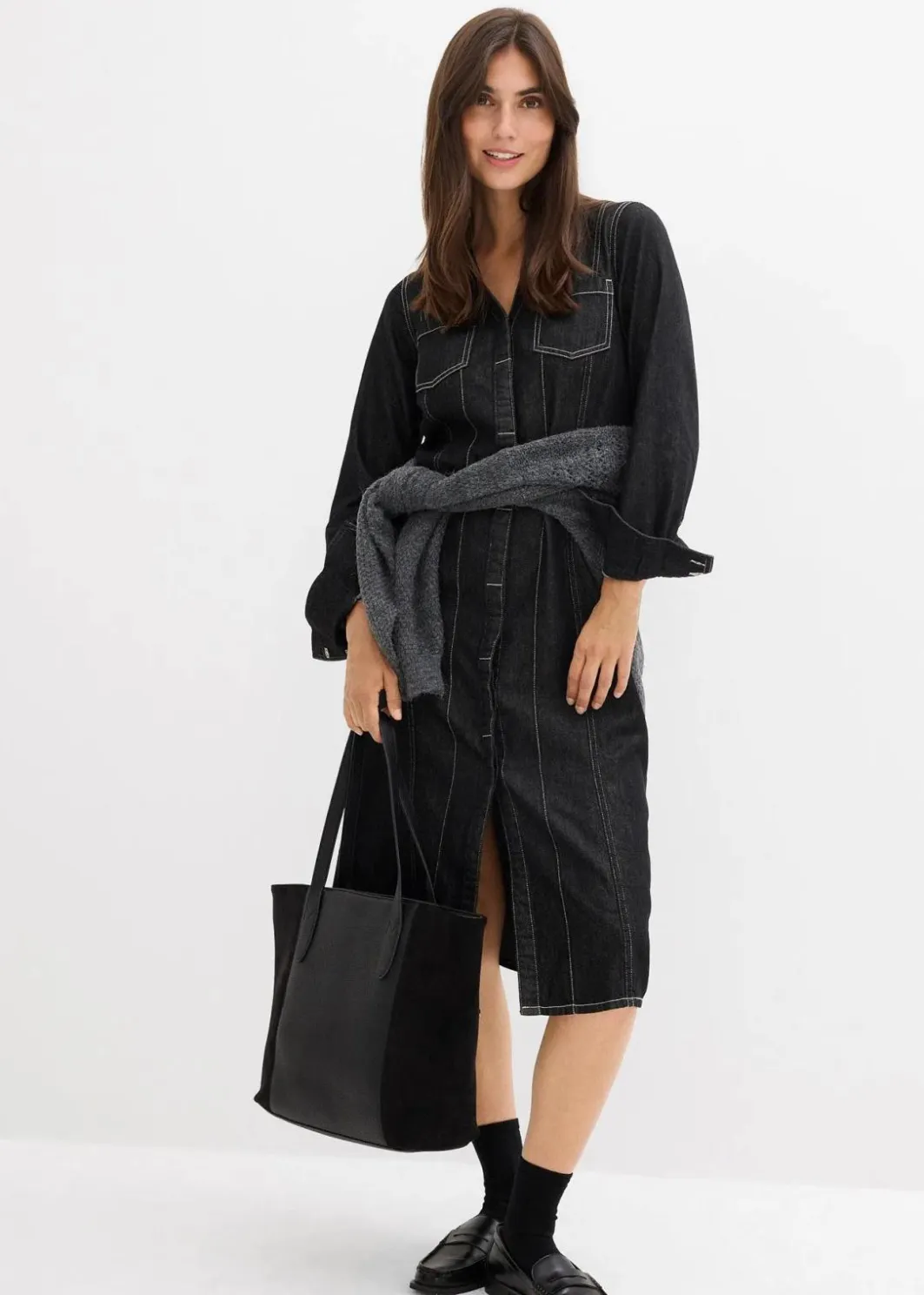 Sale Jeanskleid Damen Bekleidung·Pullover & Strickjacken|Kleider