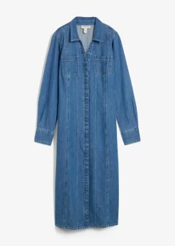 Damen bonprix Kleider|Bekleidung·Pullover & Strickjacken|Jeanskleid