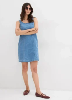 Best Jeanskleid aus Bio-Baumwolle mit Stretch Damen Nachhaltigere Materialien|Kleider