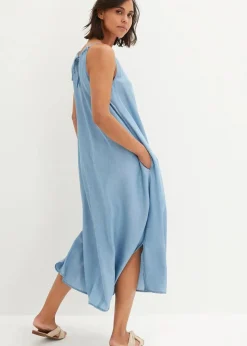 Damen bonprix Bekleidung·Pullover & Strickjacken|Kleider|Jeanskleid aus fließendem Lyocell