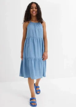 Best Jeanskleid aus fließender Baumwolle Kinder Mädchen 9-16 Jahre·Kleider & Jumpsuits|Mädchen 2-8 Jahre·Nachhaltigere Materialien