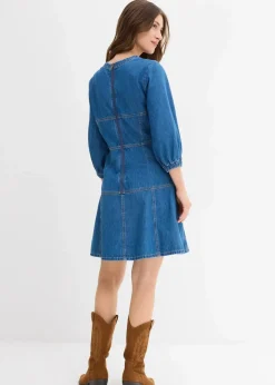Clearance Jeanskleid aus reiner Baumwolle Damen Bekleidung·Pullover & Strickjacken|Kleider