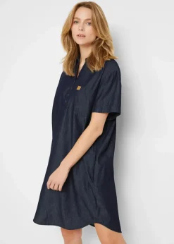 Damen bonprix Bekleidung·Pullover & Strickjacken|Kleider|Jeanskleid, Kurzarm