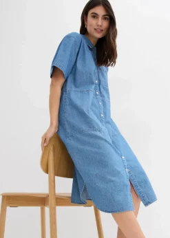 Sale Jeanskleid, Oversized Damen Bekleidung·Pullover & Strickjacken|Kleider