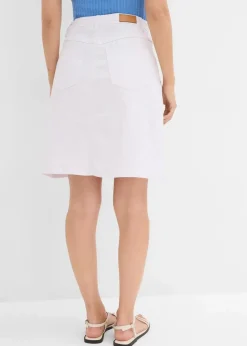Damen bonprix Röcke|Jeansrock, High Waist, Stretch