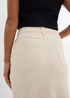 Online Jeansrock mit Schlitz Damen Röcke|Bekleidung·Sportbekleidung