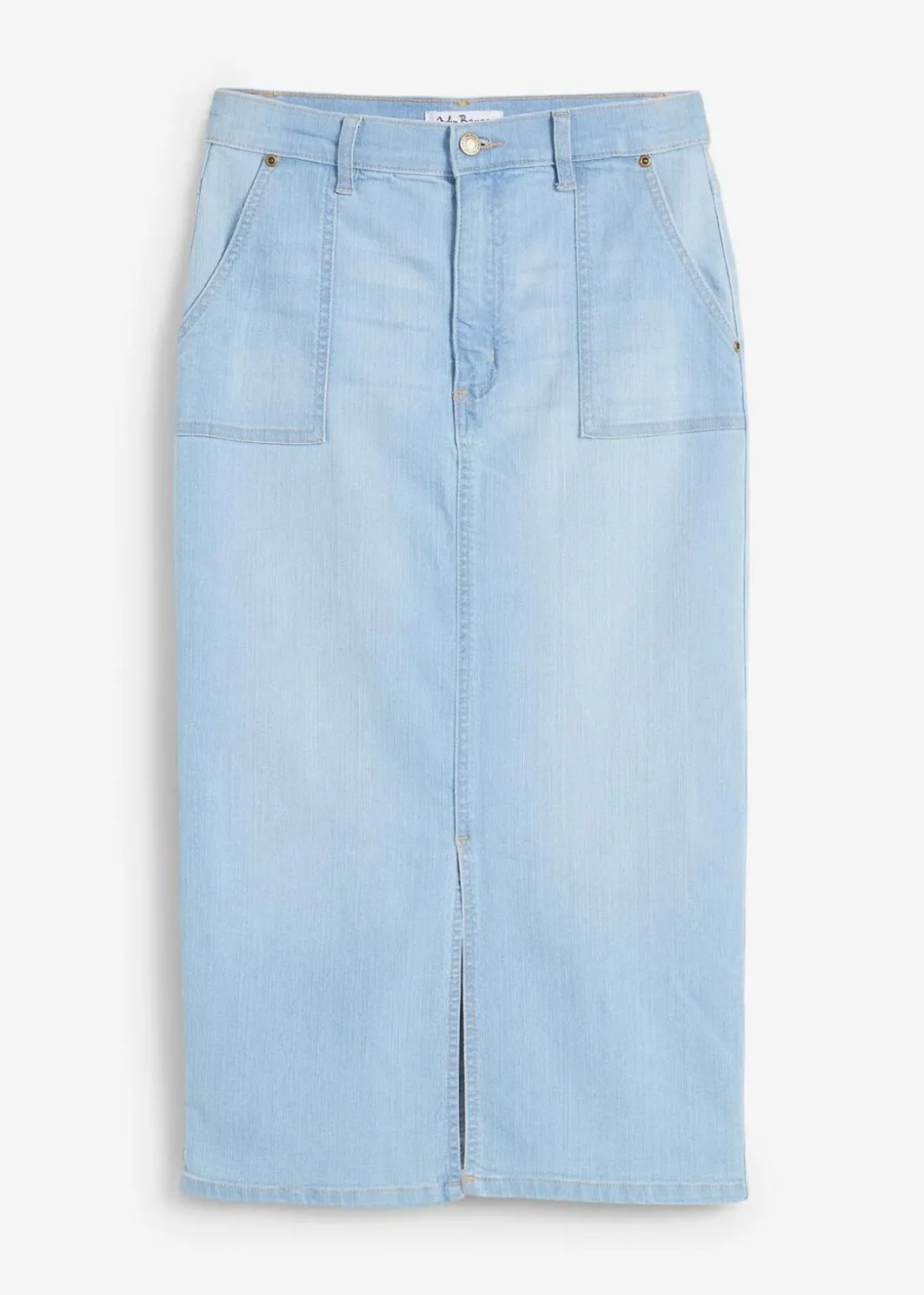 Best Jeansrock mit Schlitz Damen Röcke|Bekleidung·Sportbekleidung