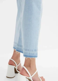 Damen bonprix Röcke|Bekleidung·Sportbekleidung|Jeansrock mit Schlitz