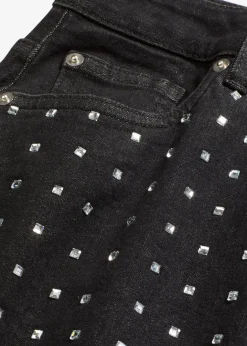 Sale Jeansrock mit Strassapplikation Damen Bekleidung·Sportbekleidung|Röcke
