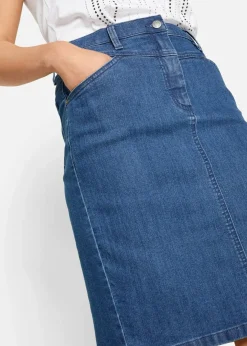 Clearance Jeansrock, Stretch Damen Bekleidung·Sportbekleidung|Röcke