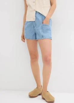 Jeans-Shorts High Waist, Bequembund Damen Bekleidung·Outdoorbekleidung|Bekleidung·Shirts & Tops
