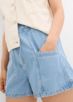 Jeans-Shorts High Waist, Bequembund Damen Bekleidung·Outdoorbekleidung|Bekleidung·Shirts & Tops