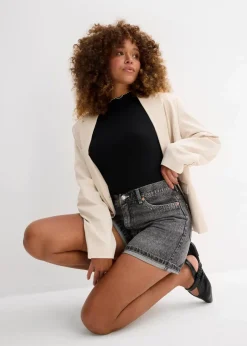 New Jeans-Shorts High Waist, Low Stretch Damen Jeans|Shorts