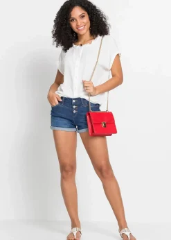New Jeansshorts Mid Waist Damen Bekleidung·Outdoorbekleidung|Bekleidung·Shirts & Tops