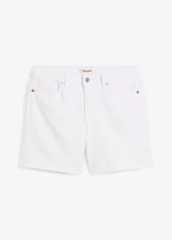 Damen bonprix Bekleidung·Outdoorbekleidung|Bekleidung·Shirts & Tops|Jeans-Shorts Mid Waist