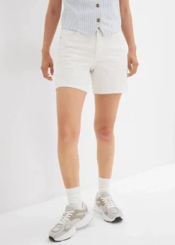 Damen bonprix Bekleidung·Outdoorbekleidung|Bekleidung·Shirts & Tops|Jeans-Shorts Mid Waist