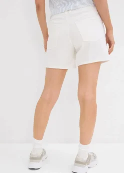 Damen bonprix Bekleidung·Outdoorbekleidung|Bekleidung·Shirts & Tops|Jeans-Shorts Mid Waist