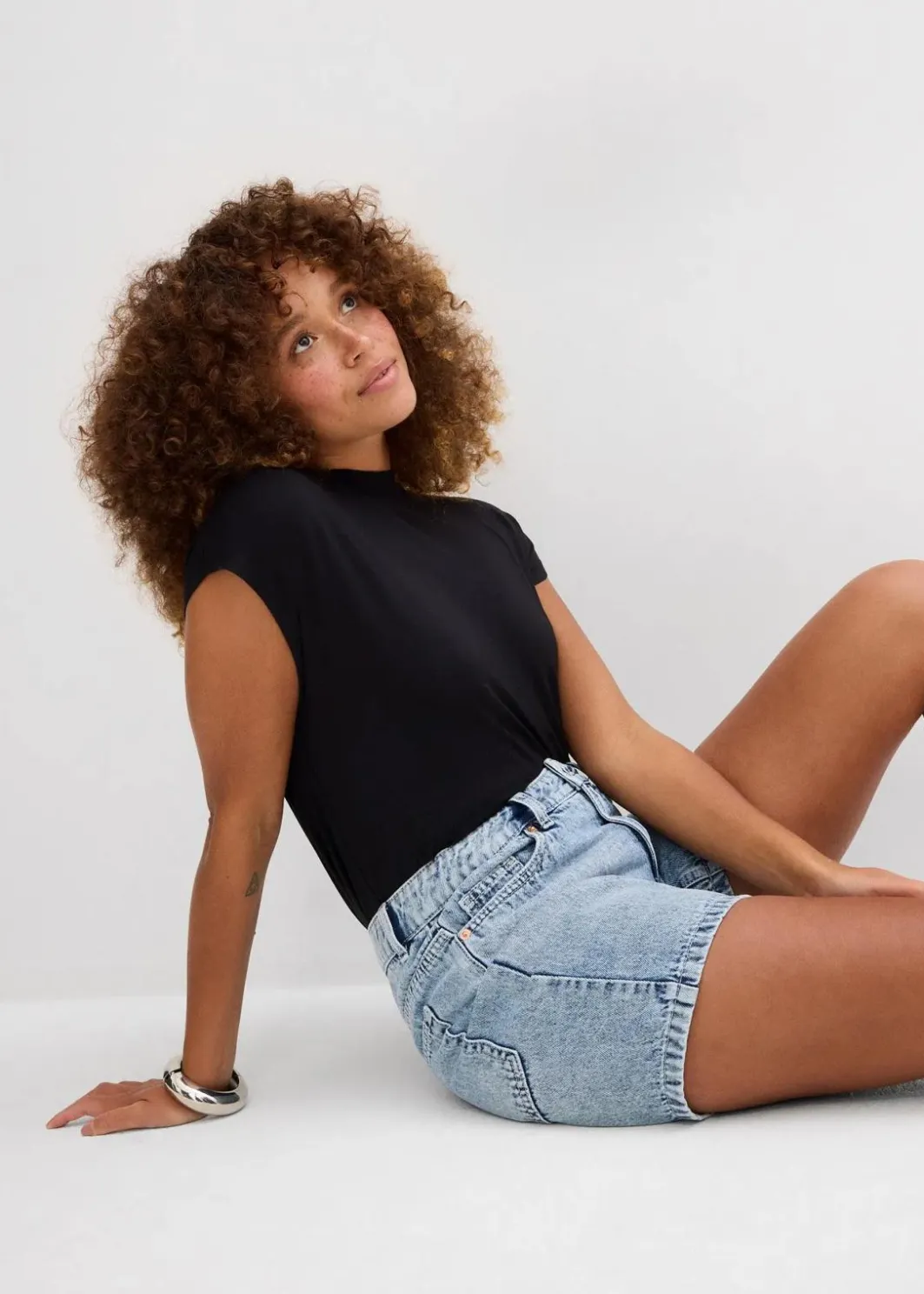 Online Jeans-Shorts Mid Waist Damen Jeans|Shorts