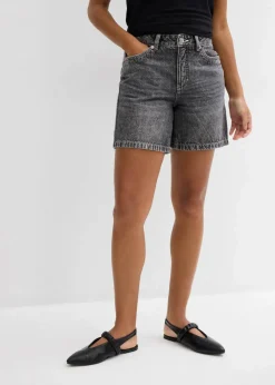 Damen bonprix Jeans|Shorts|Jeans-Shorts Mid Waist