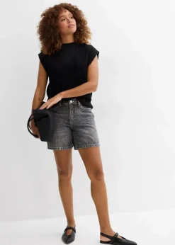 Damen bonprix Jeans|Shorts|Jeans-Shorts Mid Waist