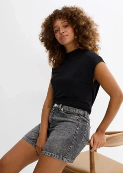 Damen bonprix Jeans|Shorts|Jeans-Shorts Mid Waist