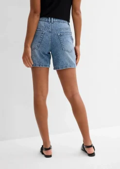 Damen bonprix Jeans|Shorts|Jeans-Shorts Mid Waist